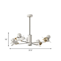 Airplane Pendant Chandelier Cartoon Metal 5/8 Heads Light Fixture - Rebooters