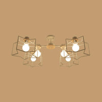 6-Light Bedroom Hanging Chandelier Cartoon White Lamp - Rebooters