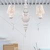 Modern Cone Chandelier Lamp With Metal Shade And Crystal Light - Rebooters