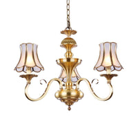 3/5/6 Lights Chandelier Light Traditional Bedroom Ceiling Lamp - Rebooters