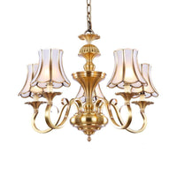 3/5/6 Lights Chandelier Light Traditional Bedroom Ceiling Lamp - Rebooters