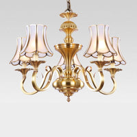 3/5/6 Lights Chandelier Light Traditional Bedroom Ceiling Lamp - Rebooters
