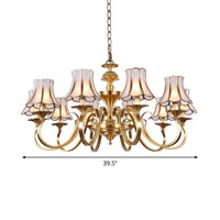 3/5/6 Lights Chandelier Light Traditional Bedroom Ceiling Lamp - Rebooters