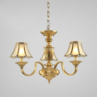 6/8/10 Lights Frosted Glass Panel Chandelier Lighting - Rebooters