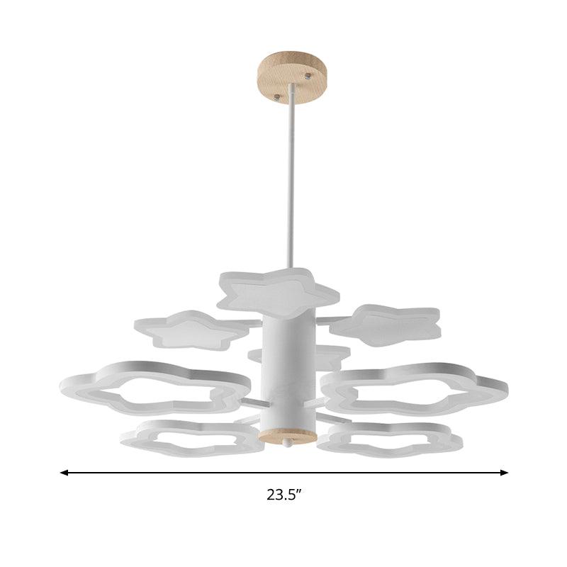 Acrylic Star Chandelier Child Bedroom 8 Heads Cartoon Light - Rebooters