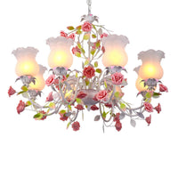 6/8 Heads Chandelier Lamp Korean Garden Living Room Light - Rebooters