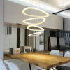 White Teardrop 4/5 Tiered Chandelier Simplicity LED Lamp - Rebooters