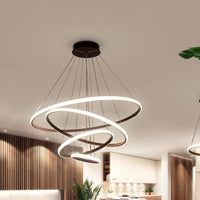 3/4-Tier Pendant Chandelier Minimalist Acrylic LED Light - Rebooters