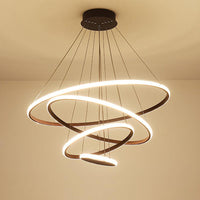 3/4-Tier Pendant Chandelier Minimalist Acrylic LED Light - Rebooters