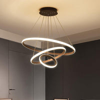 3/4-Tier Pendant Chandelier Minimalist Acrylic LED Light - Rebooters
