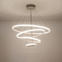3/4-Tier Pendant Chandelier Minimalist Acrylic LED Light - Rebooters
