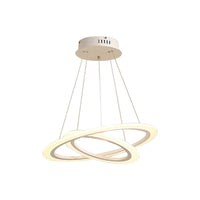 Acrylic 2/3-Tiered LED Chandelier Modern Coffee Pendant Light - Rebooters