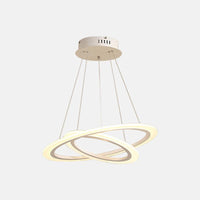 Acrylic 2/3-Tiered LED Chandelier Modern Coffee Pendant Light - Rebooters