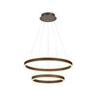 2/3 Tiered LED Chandelier Simplicity Acrylic Lamp Coffee - Rebooters