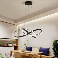 19.5"/27.5" W Simplicity LED Hanging Chandelier Lamp - Rebooters