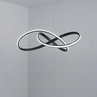 19.5"/27.5" W Simplicity LED Hanging Chandelier Lamp - Rebooters