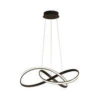 19.5"/27.5" W Simplicity LED Hanging Chandelier Lamp - Rebooters