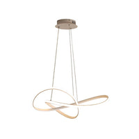 19.5"/27.5" W Simplicity LED Hanging Chandelier Lamp - Rebooters