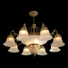 11 Bulbs Down Chandelier Retro Living Room Hanging Light Kit - Rebooters