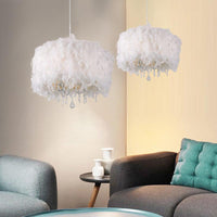 5 Lights Dining Room Chandelier Nordic White Pendant Fixture - Rebooters