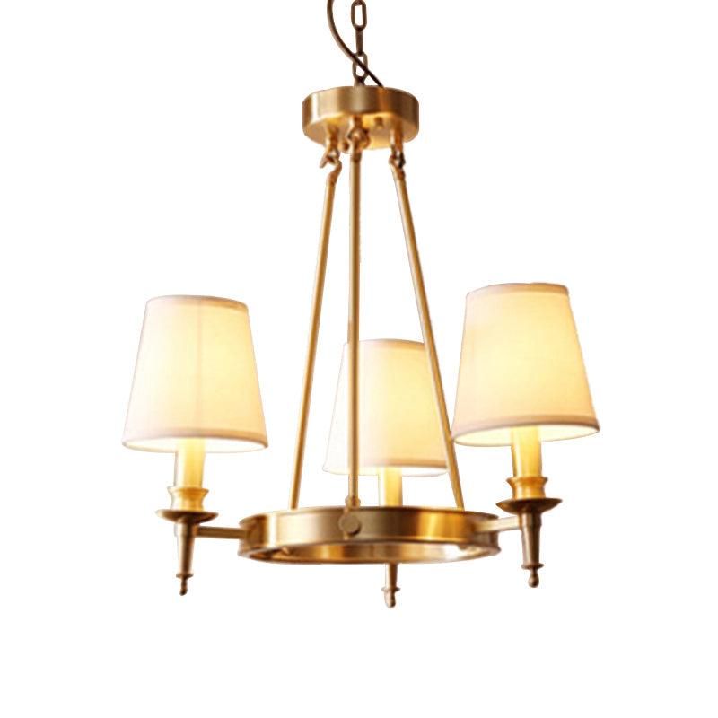 Gold Finish 3/6/8-Light Hanging Lamp Chandelier Fixture - Rebooters