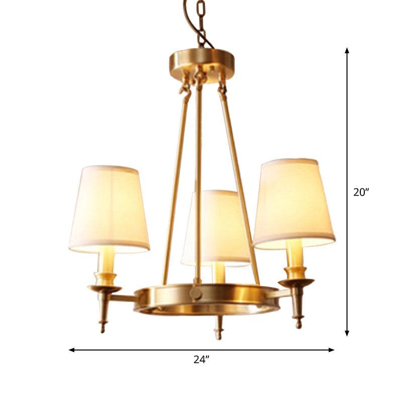 Gold Finish 3/6/8-Light Hanging Lamp Chandelier Fixture - Rebooters