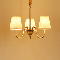 3/6/8 Lights Swooping Curve Chandelier Gold Metal Lamp - Rebooters