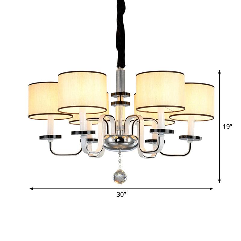 4/6/8 Heads Ceiling Chandelier Modern Living Room Pendant - Rebooters