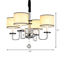 4/6/8 Heads Ceiling Chandelier Modern Living Room Pendant - Rebooters