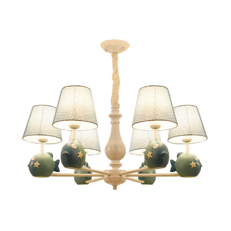 Blue Circle Bird Hanging Lamp Modern Resin Metal Pendant Lights - Rebooters