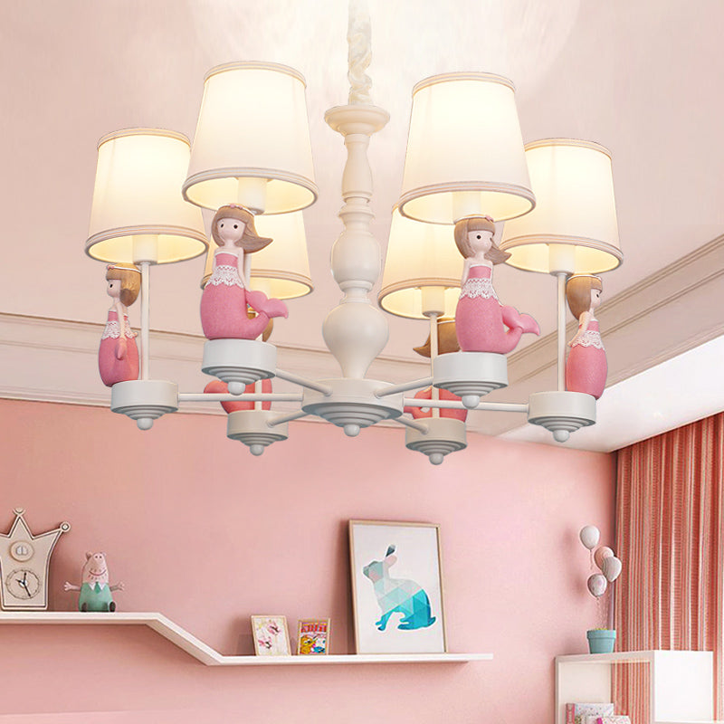 Cartoon Hanging Chandelier with Tapered Shade Pendant Light - Rebooters