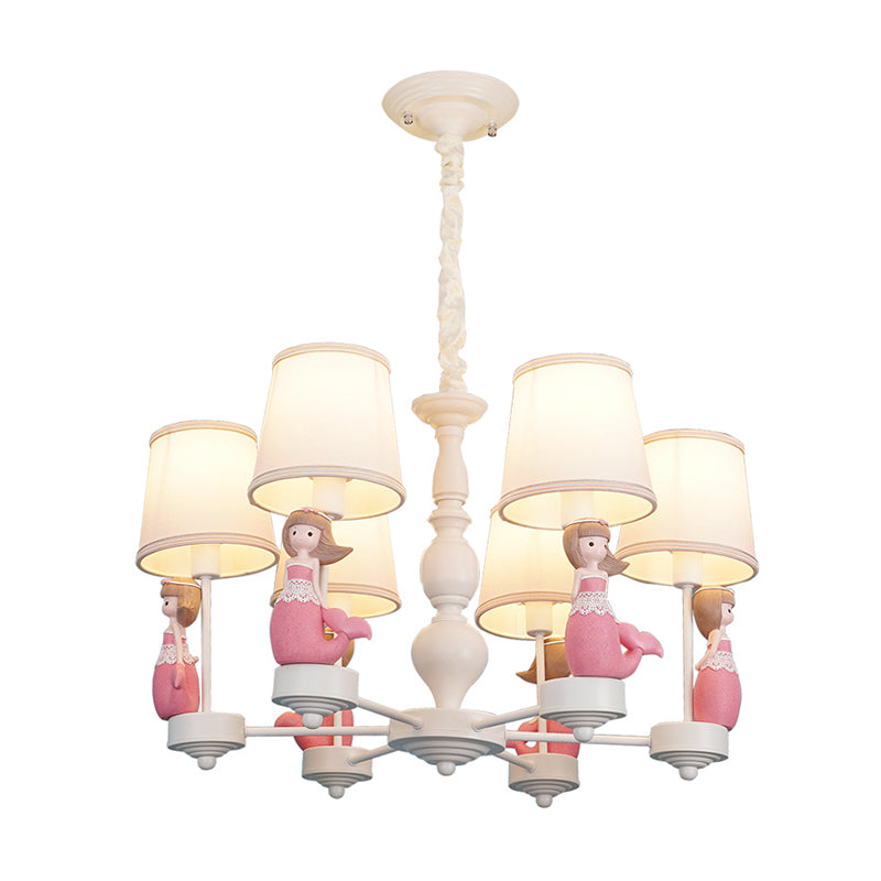 Cartoon Hanging Chandelier with Tapered Shade Pendant Light - Rebooters