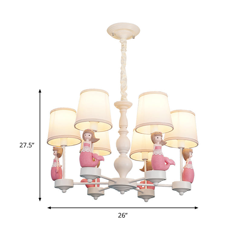 Cartoon Hanging Chandelier with Tapered Shade Pendant Light - Rebooters