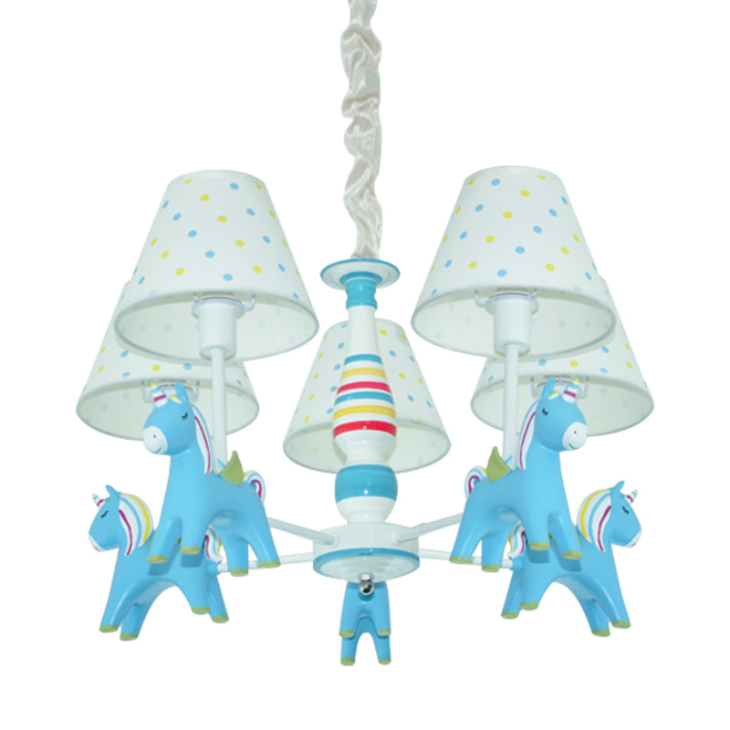 Nordic Tapered Shade Hanging Lights Fabric Pendant Fixture - Rebooters