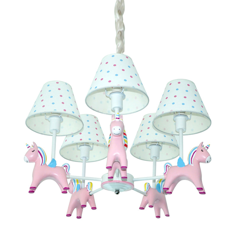 Nordic Tapered Shade Hanging Lights Fabric Pendant Fixture - Rebooters