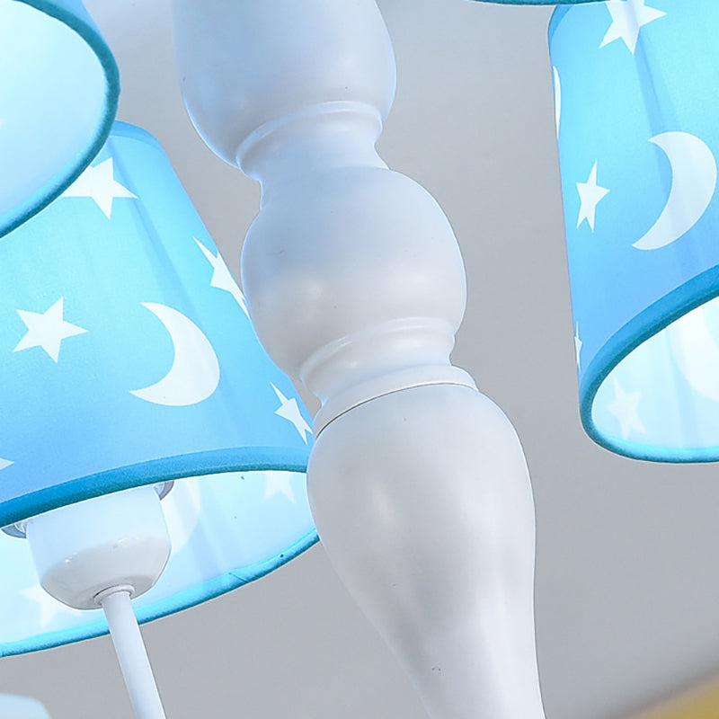 Modern Style Horse Hanging Lamp with Star Fabric Chandelier - Rebooters