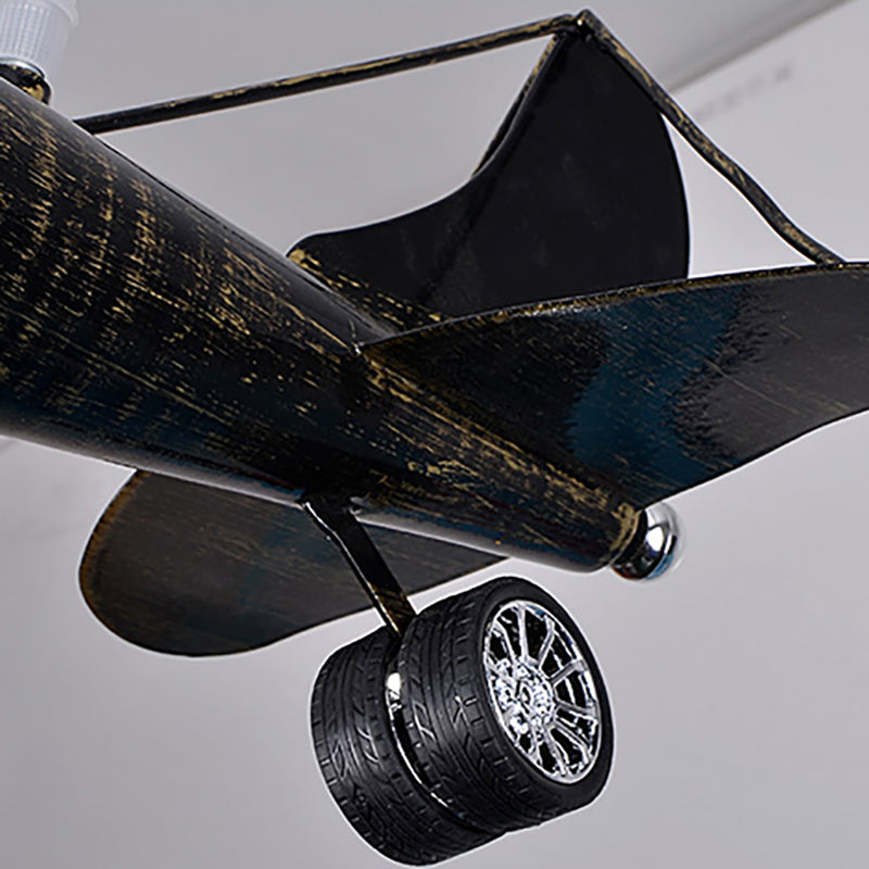 Modern Fighter Plane Hanging Lights Metal Chandelier for Kids - Rebooters