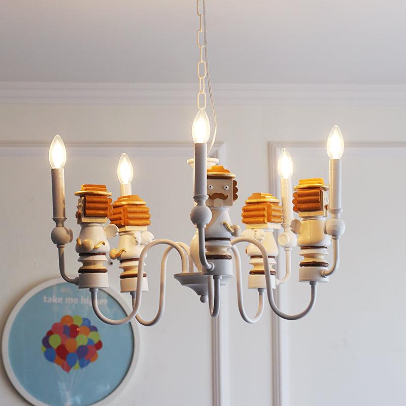 Cartoon Man Dining Room Hanging Lights Metal Pendant Light - Rebooters