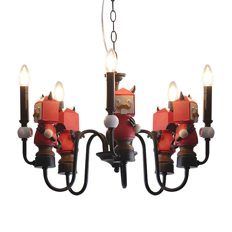 Cartoon Man Dining Room Hanging Lights Metal Pendant Light - Rebooters