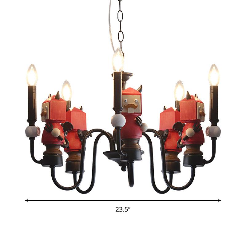 Cartoon Man Dining Room Hanging Lights Metal Pendant Light - Rebooters