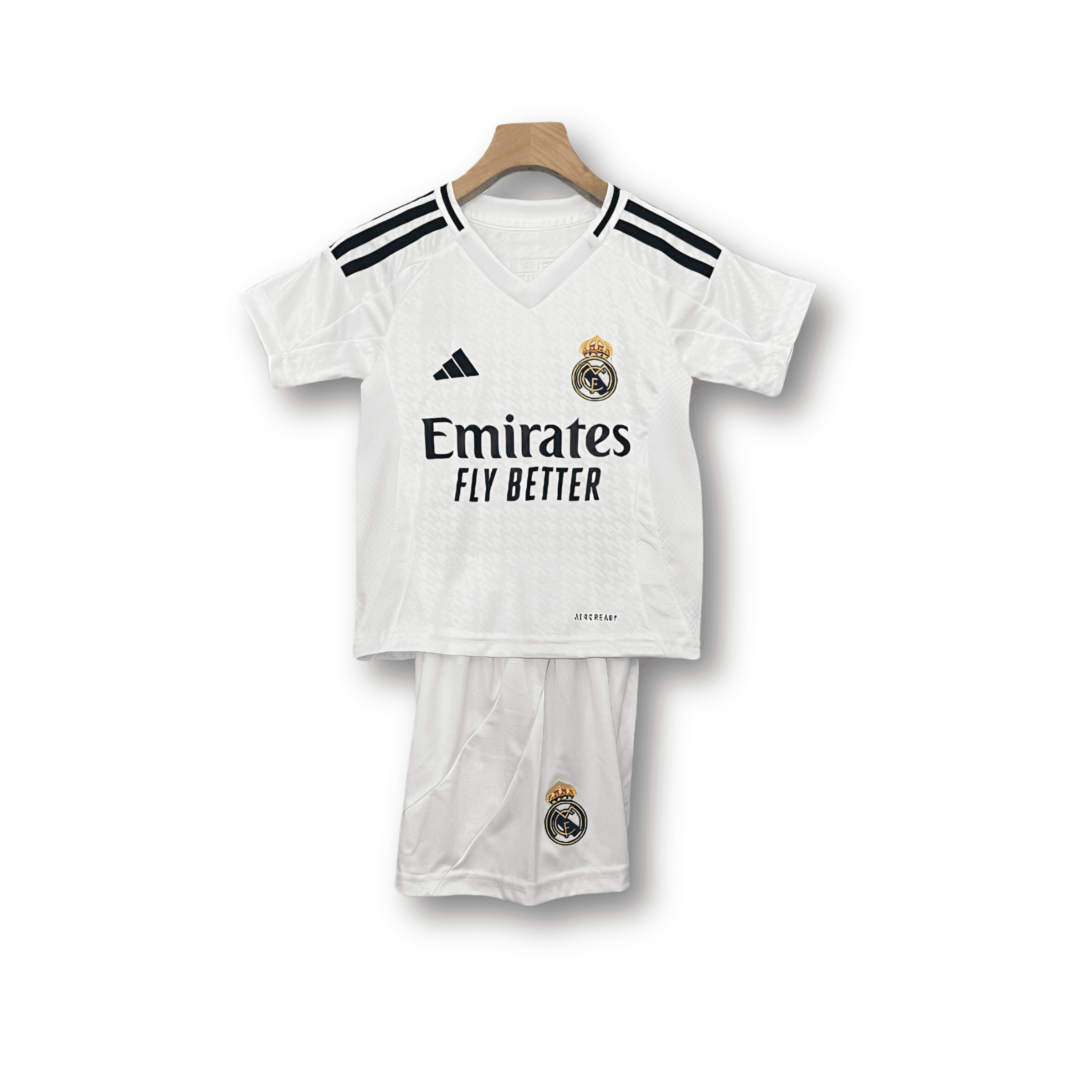 Real Madrid Home 24/25 Kids Kit for Young Fans - Rebooters