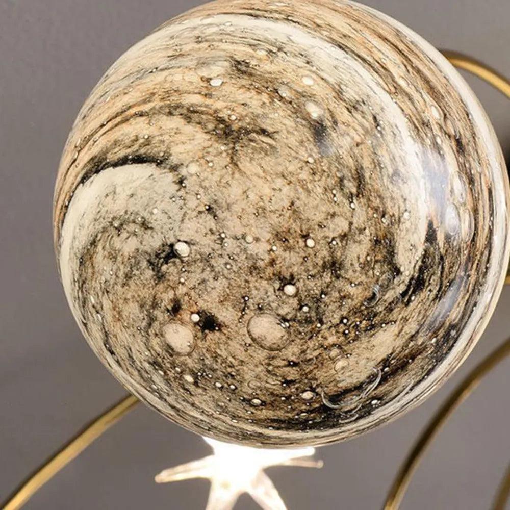 Planetary Sphere Glass Bedroom Ceiling Light Fixture Design | Rebooters - Rebooters