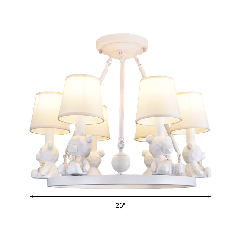 Nordic Hanging Light Fixtures with Tapered Shade Chandelier - Rebooters