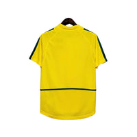 2002 Brazil Home Kit Premium Quality Limited Edition Jersey Retro Yellow Rebooters Mens Football Shirts