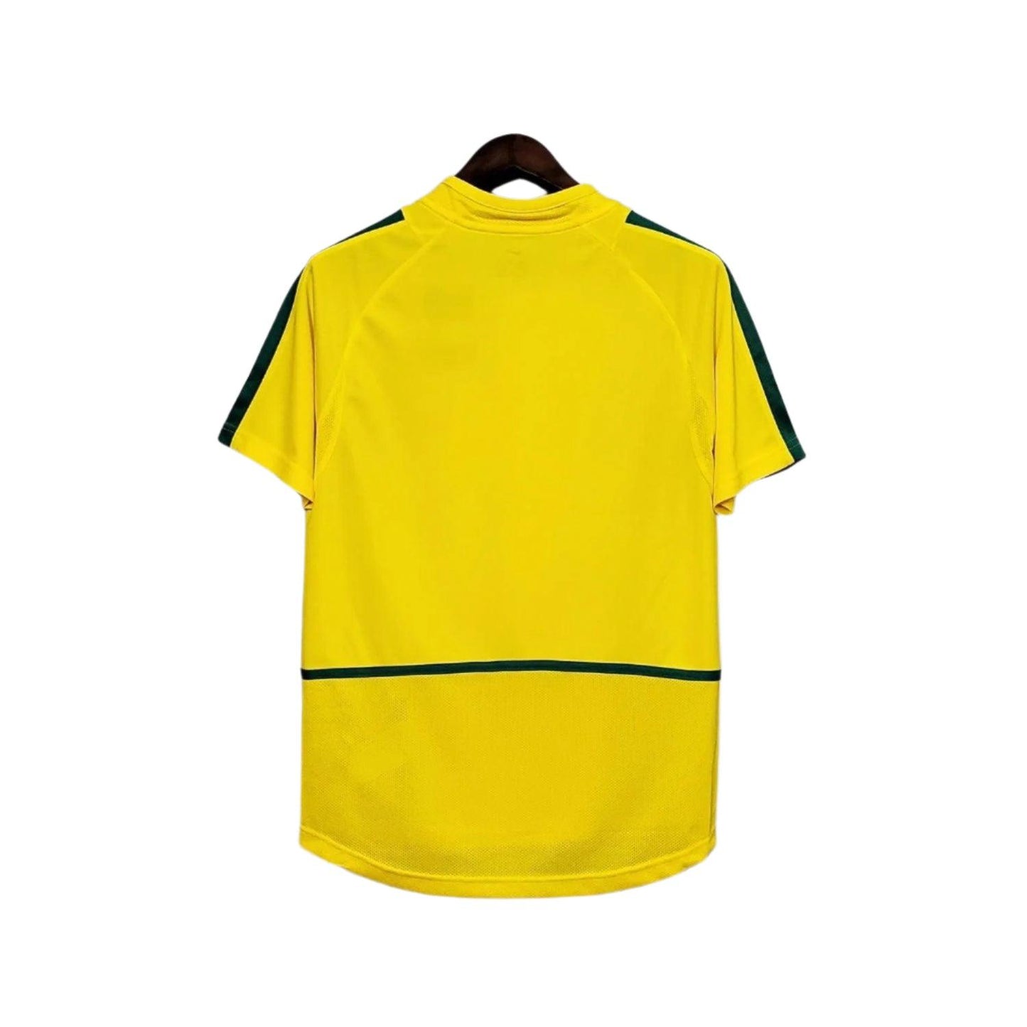 2002 Brazil Home Kit Premium Quality Limited Edition Jersey Retro Yellow Rebooters Mens Football Shirts