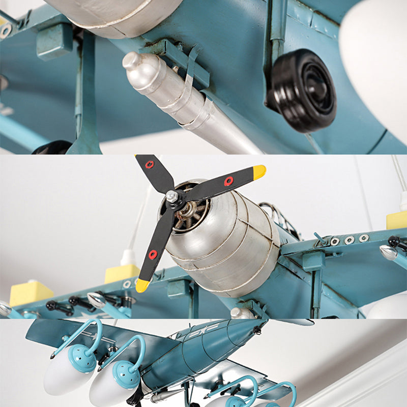 Fighter Plane Living Room Hanging Lights Metal Modern Fixtures - Rebooters