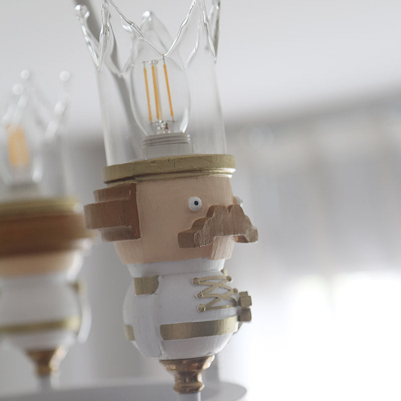 Resin King Hanging Light Cartoon Chandelier for Kids Room - Rebooters