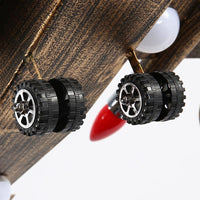 Modern Fighter Plane Hanging Chandelier in Bronze for Bedroom - Rebooters