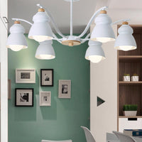 Bedroom Gourd Pendant Chandelier Lamp Metal Modern Design - Rebooters