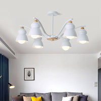 Bedroom Gourd Pendant Chandelier Lamp Metal Modern Design - Rebooters